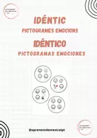 Vista previa - Refuerzo / NEE / Materiales de apoyo - Idèntics/Idénticos (pictos emociones) CAST CAT - Portada