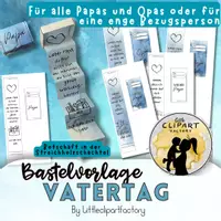 Vorschau - Mal- und Bastelvorlagen - Bastelvorlage Vatertag - Botschaft in der Streichholzschachtel - Seite 3