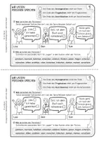 Vorschau - Arbeitsblätter - Übungsheft wörtliche Rede (vorangestellter Redebegleitsatz) - Seite 2