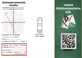 Vorschau - Arbeitsblätter - Flyer Lagebeziehung zwei Geraden Übung - Seite 2