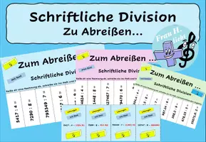 Vorschau - Arbeitsblätter - Schriftliche Division : Zum Abreißen... - Seite 1
