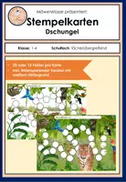 Vorschau - Anderer Materialtyp - Stempelkarten: Dschungel / Regenwald (Verstärkungs-/Belohnungssystem/Token) - Deckblatt