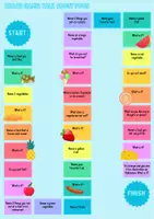 Vorschau - Spiele - board game food - Brettspiel zur Wiederholung zum Wortschatz Food - Seite 1
