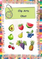 Vorschau - selbst erstellte Cliparts/Grafiken - Clip Arts Obst (32 Bilder) - Deckblatt