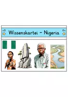 Vorschau - Stationenlernen - Wissenskartei - Nigeria - Seite 1
