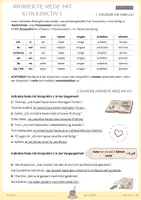 Vorschau - Arbeitsblätter - Indirekte Rede mit Konjunktiv 1 -Theorie Übungen Lösung PDF - Seite 3