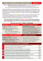 Vorschau - Lehrpläne/Lehrermaterial - Leitfaden zum Kursteil 1 LESEN + SCHREIBEN - Seite 2