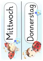 Vorschau - Präsentationen/Tafelbilder - Marienkäferklasse Klassentier Marienkäfer Tagestransparenz Tafeltransparenz - Seite 2