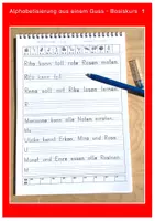 Vorschau - Unterrichtsreihen - LESEN + SCHREIBEN 1 - Alphabetisierung aus einem Guss - Seite 1