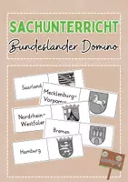 Vorschau - Spiele - Domino Bundesländer und Wappen Deutschland - Deckblatt