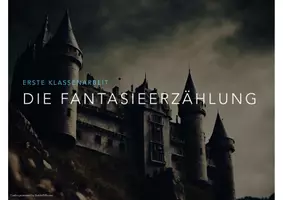 Vorschau - Präsentationen/Tafelbilder - Schreiben einer Fantasieerzählung/Fantasiegeschichte Jgst. 4/5 (Präsentation) - Seite 1