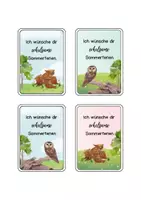 Vorschau - Anderer Materialtyp - Tierische Feriengrüße - Sommerferien (Set 1) - Seite 3