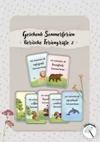 Vorschau - Anderer Materialtyp - Tierische Feriengrüße - Sommerferien (Set 2) - Deckblatt