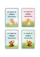 Vorschau - Anderer Materialtyp - Materialpaket Feriengrüße - Sommerferien - Seite 2
