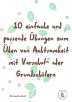 Vorschau - Lehrpläne/Lehrermaterial - Mindfulness -Achtsamkeit *Ratgeber mit 10 Übungen - Seite 3