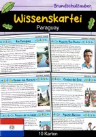 Vorschau - Stationenlernen - Wissenskartei - Paraguay - Deckblatt