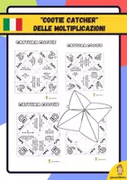 anteprima - Materiale di supporto/inclusione - Origami Inferno e Paradiso delle moltiplicazioni (cootie catcher) - Pagina di copertina