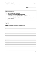 Vorschau - Klassenarbeiten - Klassenarbeit soz. Marktwirtschaft - Deckblatt