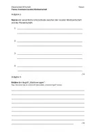 Vorschau - Klassenarbeiten - Klassenarbeit soz. Marktwirtschaft - Seite 1