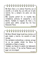 Vista previa - Juegos / Gamificación - LECTURA COMPRENSIVA: Preparamos la mochila. - página 3