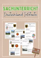 Vorschau - Unterrichtsreihen - Informationstexte Deutschland (Geschichte, Teilung, DDR, BRD) - Deckblatt