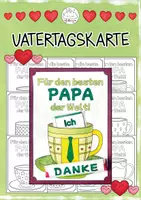 Vorschau - Mal- und Bastelvorlagen - Vatertag - Deckblatt
