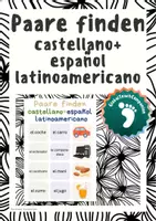 Vorschau - Spiele - Paare finden - castellano / español latinoamericano - Deckblatt