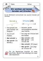 Vorschau - Arbeitsblätter - Strecken und Geraden - Arbeitsheft - Seite 3