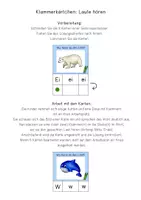 Vorschau - Spiele - 200 Klammerkärtchen: Laute hören (Lautanalyse, Klasse 1) - Seite 3