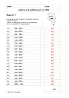 Vorschau - Arbeitsblätter - Klapptestfestival - Zahlenraum bis 1000 - Seite 2