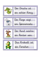 Vorschau - Stationenlernen - Abschreibfächer - lustige Tiere - Seite 3