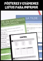 Vista previa - Hojas de trabajo - Cuaderno ortografía de las tildes - página 3