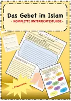 Vorschau - Stundenentwürfe - Das Gebet im Islam- komplette Unterrichtsstunde - Deckblatt