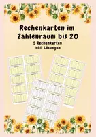 Vorschau - Aufgabenkarten - Grundrechenkarten im Zahlenraum bis 20 - Deckblatt