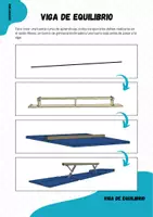 Vista previa - Tarjetas / Manipulativos - Gimnasia ⎮ Viga de equilibrio (22 tarjetas de estación con descripción de la técnica) - página 1