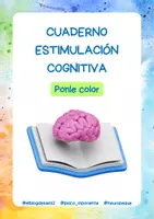 Vista previa - Hojas de trabajo - CUADERNO ESTIMULACIÓN COGNITIVA PONLE COLOR - página 1