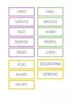 Vista previa - Juegos / Gamificación - Quince ADJETIVOS (con imágenes) - página 1