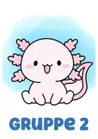 Vorschau - Mal- und Bastelvorlagen - Axolotlklasse Klassentier Axolotl Gruppenschilder kostenlos - Seite 2