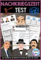 Vorschau - Arbeitsblätter - Nachkriegszeit Test - Quiz - Arbeitsblätter - Deckblatt