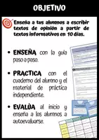 Vista previa - Hojas de trabajo - Escribor textos de opinión paso a paso - página 3