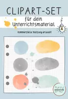 Vorschau - selbst erstellte Cliparts/Grafiken - Clipart-Set für dein Unterrichtsmaterial - Deckblatt