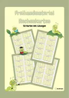 Vorschau - Merkblätter - Freihandmaterial 50 Rechenkarten inkl. Lösungen Klasse 2 - Deckblatt