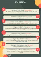 Vorschau - Arbeitsblätter - Laws and Rules: How not to get in trouble while traveling - Seite 1