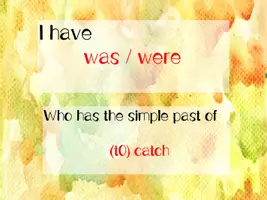 Vorschau - Spiele - Simple Past Irregulars zu Access 2 : I have - who has - Seite 3