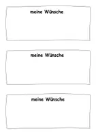 Vorschau - Anderer Materialtyp - Briefumschläge Wünsche / Erwartungen (Grundschule, Unterstufe, Klassenlehrerstunde) - Seite 1