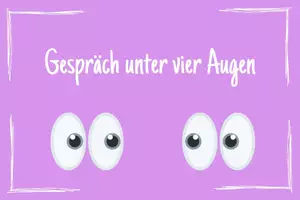 Vorschau - Bildkarten - Karten: Gespräch unter vier Augen - Seite 1
