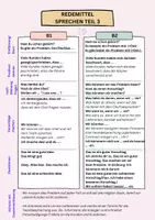 Vorschau - Poster - Merkblatt: DTB B2 Redemittel Sprechen Teil 3 - Deckblatt