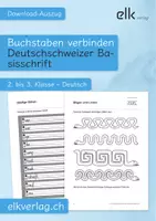 Vorschau - Arbeitsblätter - Buchstaben verbinden | Deutschschweizer Basisschrift - Deckblatt