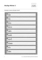 Vorschau - Arbeitsblätter - Buchstaben verbinden | Deutschschweizer Basisschrift - Seite 3
