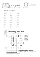 Vorschau - Arbeitsblätter - Today's date - The date in English - Datum - Lerntheke - Seite 2